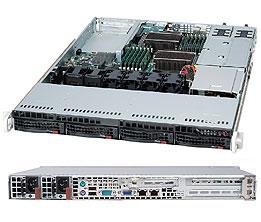 SERVER CHASSIS 1U 700/750W/CSE-815TQC-R706WB SUPERMICRO