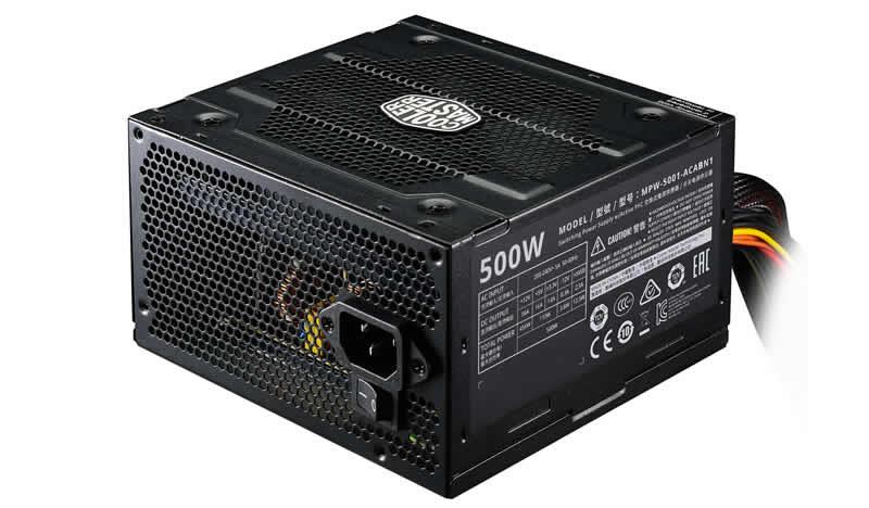 Power Supply|COOLER MASTER|500 Watts|PFC Active|MPW-5001-ACABN1-EU