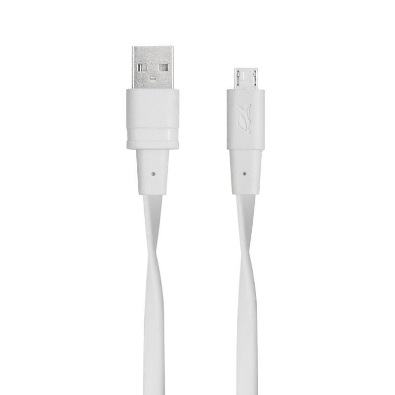 CABLE MICRO-USB 1.2M/WHITE VA6000 WT12 RIVACASE