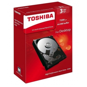 HDD|TOSHIBA|P300|3TB|SATA 3.0|64 MB|7200 rpm|3,5"|HDWD130EZSTA
