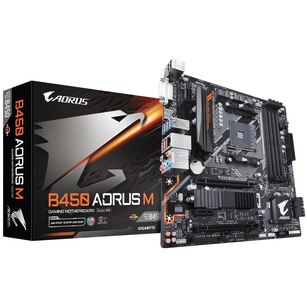 MB AMD B450 SAM4 MATX/B450 AORUS M GIGABYTE