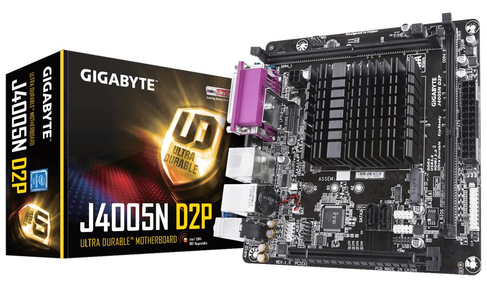 MB CELERON J4005 MITX/J4005N D2P GIGABYTE