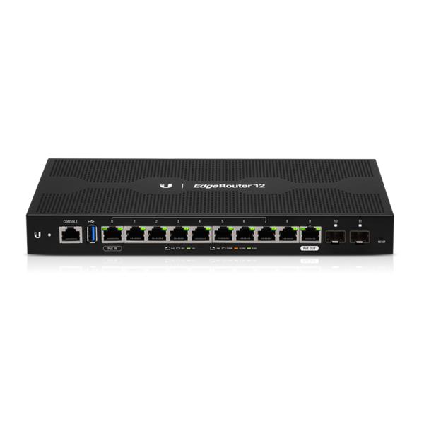 NET ROUTER 10P 1000M 2SFP/ER-12 UBIQUITI