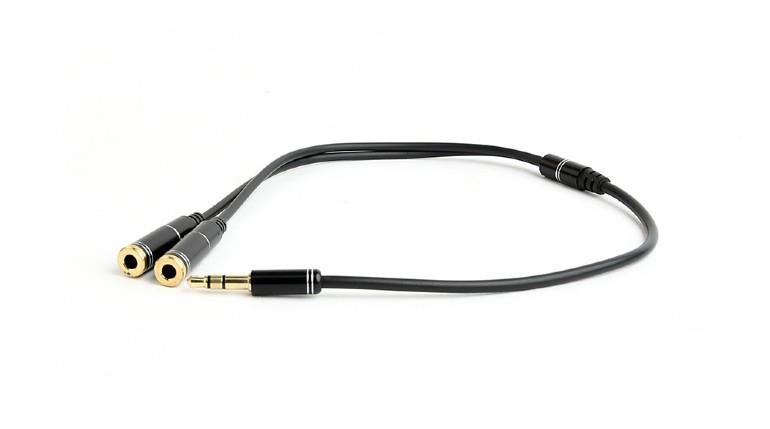 CABLE AUDIO SPLITTER 3.5MM/10CM CCA-415M-0.1M GEMBIRD