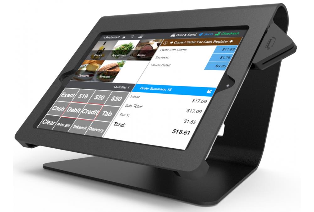 TABLET ACC POS KIOSK BLACK/MINI 250MNPOSB COMPULOCKS