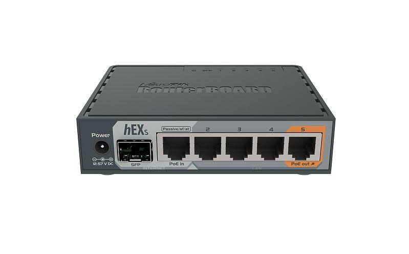 NET ROUTER 10 / 100 / 1000M 5PORT / HEX S RB760IGS MIKROTIK