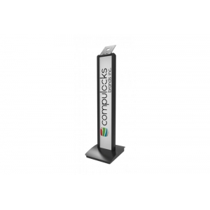 TABLET ACC STAND FLOOR BRANDME/BLACK 140B COMPULOCKS