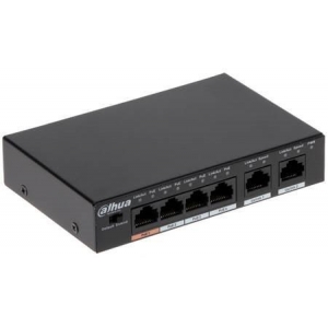 NET SWITCH 4PORT 4POE 100M/PFS3006-4ET-60 DAHUA