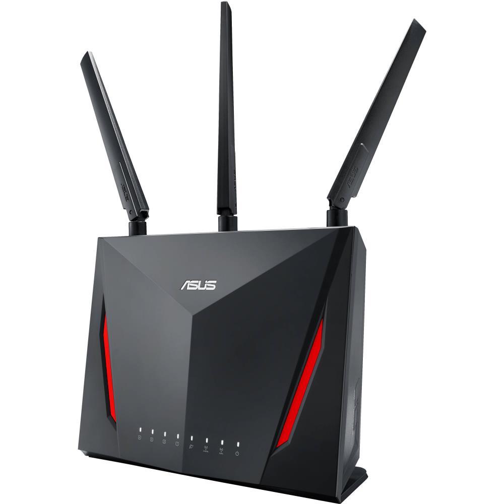 WRL ROUTER 2900MBPS 1000M 4P/AIPROTECTION RT-AC86U ASUS