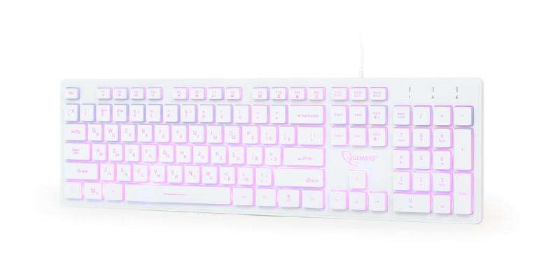 KEYBOARD MULTIMEDIA USB RUS/WHITE KB-UML3-01-W-RU GEMBIRD