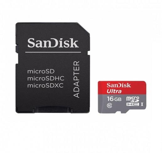 MEMORY MICRO SDHC 16GB UHS-I/W/A SDSQUAR-016G-GN6MA SANDISK