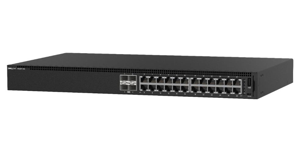 Switch | DELL | N1124T-ON | Type L2 | Rack 1U | 24x10Base-T / 100Base-TX / 1000Base-T | 4xSFP+ | 1xUSB 2.0 | 1xConsole | 210-AJIS