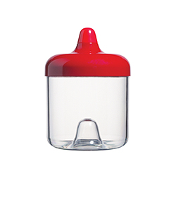 ViceVersa round canister 0.75L red 11231