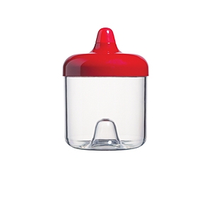 ViceVersa round canister 0.75L red 11231
