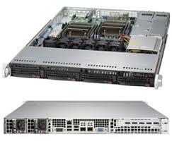 SERVER CHASSIS 1U 500W/CSE-815TQC-R504CB SUPERMICRO