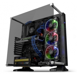 Case | THERMALTAKE | Core P3 TG | MidiTower | Not included | ATX | MicroATX | MiniITX | Colour Black | CA-1G4-00M1WN-06