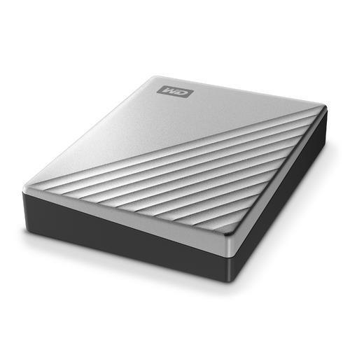 External HDD|WESTERN DIGITAL|My Passport Ultra for Mac|4TB|USB 3.0|USB-C|Colour Silver|WDBPMV0040BSL-WESN