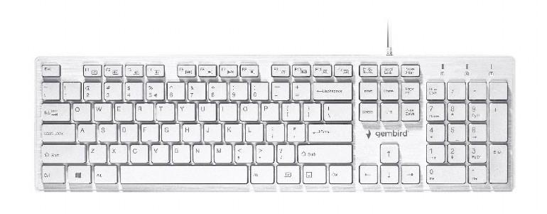 KEYBOARD MULTIMEDIA USB ENG/CHOCOLATE KB-MCH-03-W GEMBIRD