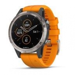 SMARTWATCH FENIX 5 PLUS/SAP/ORANGE 010-01988-05 GARMIN