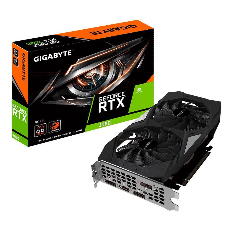 VGA PCIE16 RTX2060 6GB GDDR6/GV-N2060OC-6GD V2.0 GIGABYTE