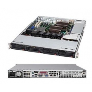 SERVER CHASSIS 1U 600W/CSE-815TQC-605CB SUPERMICRO