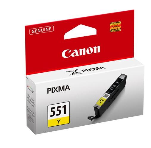 INK CARTRIDGE YELLOW CLI-551/6511B001 CANON