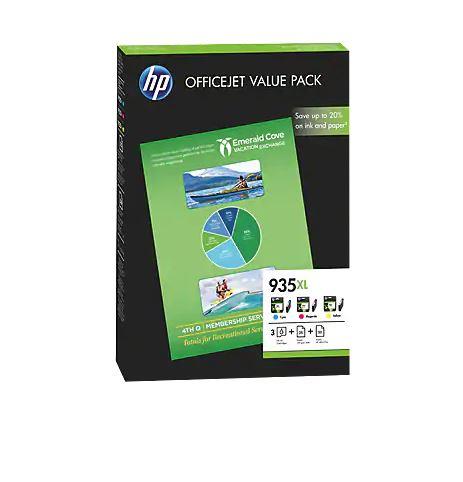 INK CARTRIDGE VALUE PACK 935XL/CMY F6U78AE HP