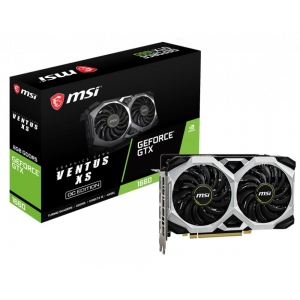 Graphics Card | MSI | NVIDIA GeForce GTX 1660 | 6 GB | 192 bit | PCIE 3.0 16x | GDDR5 | GPU 1830 MHz | Dual Slot Fansink | 1xHDMI | 3xDisplayPort | GTX1660VENTUSXS6GOC
