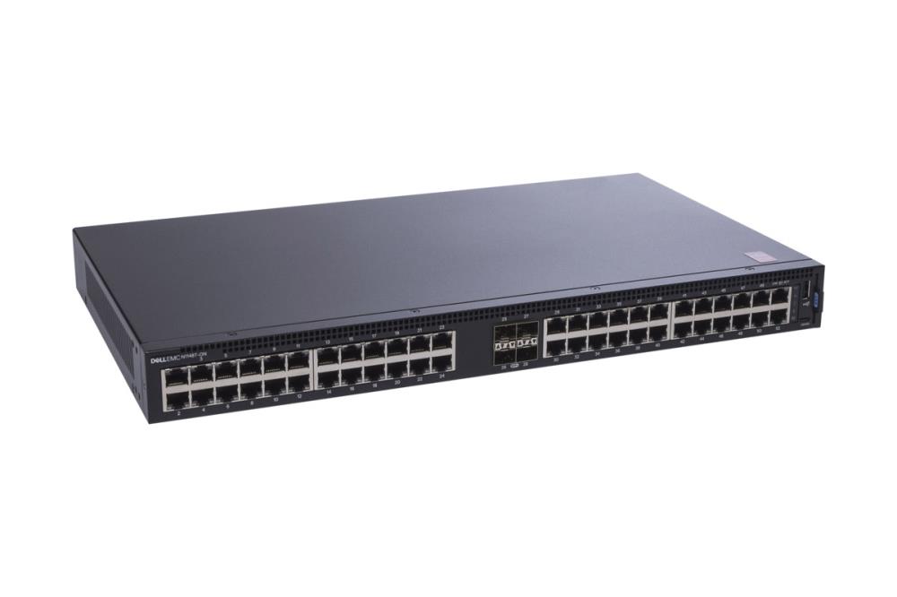 Switch | DELL | N1148T-ON | Type L2 | 48x10Base-T / 100Base-TX / 1000Base-T | 4xSFP+ | 1xUSB 2.0 | 1xConsole | 210-AJIU