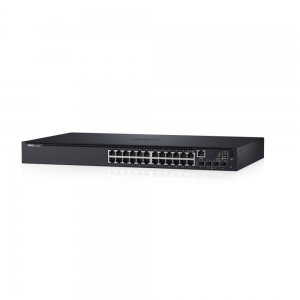 Switch | DELL | N1524 | Type L2 | 24x10Base-T / 100Base-TX / 1000Base-T | 4xSFP+ | 1xUSB 2.0 | 1xConsole | 210-AEVX