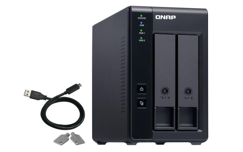 DAS ENCLOSURE 2BAY USB-C/TR-002 QNAP