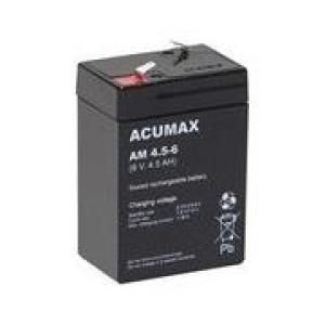 BATTERY 6V 4.5AH VRLA/AM4.5-6 ACUMAX EMU