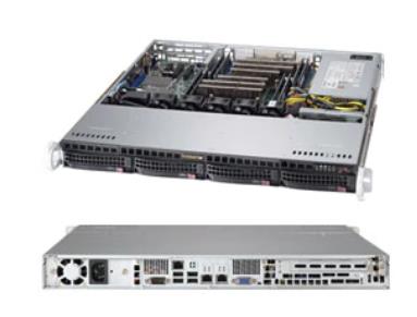 SERVER CHASSIS 1U 500W/CSE-813MFTQC-505CB SUPERMICRO