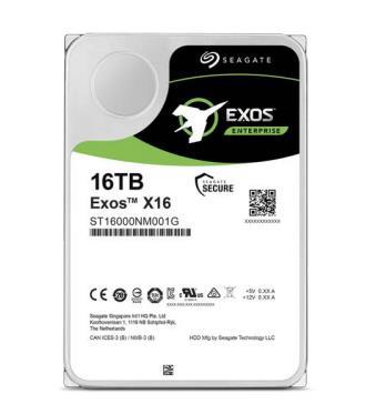 HDD|SEAGATE|Exos X16|16TB|SATA 3.0|256 MB|7200 rpm|3,5"|ST16000NM001G