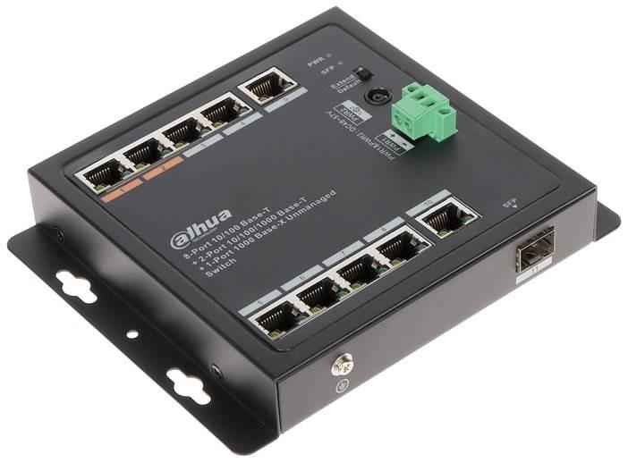 Switch|DAHUA|Type L2|8x10Base-T / 100Base-TX|PoE ports 8|DH-PFS3111-8ET-96-F