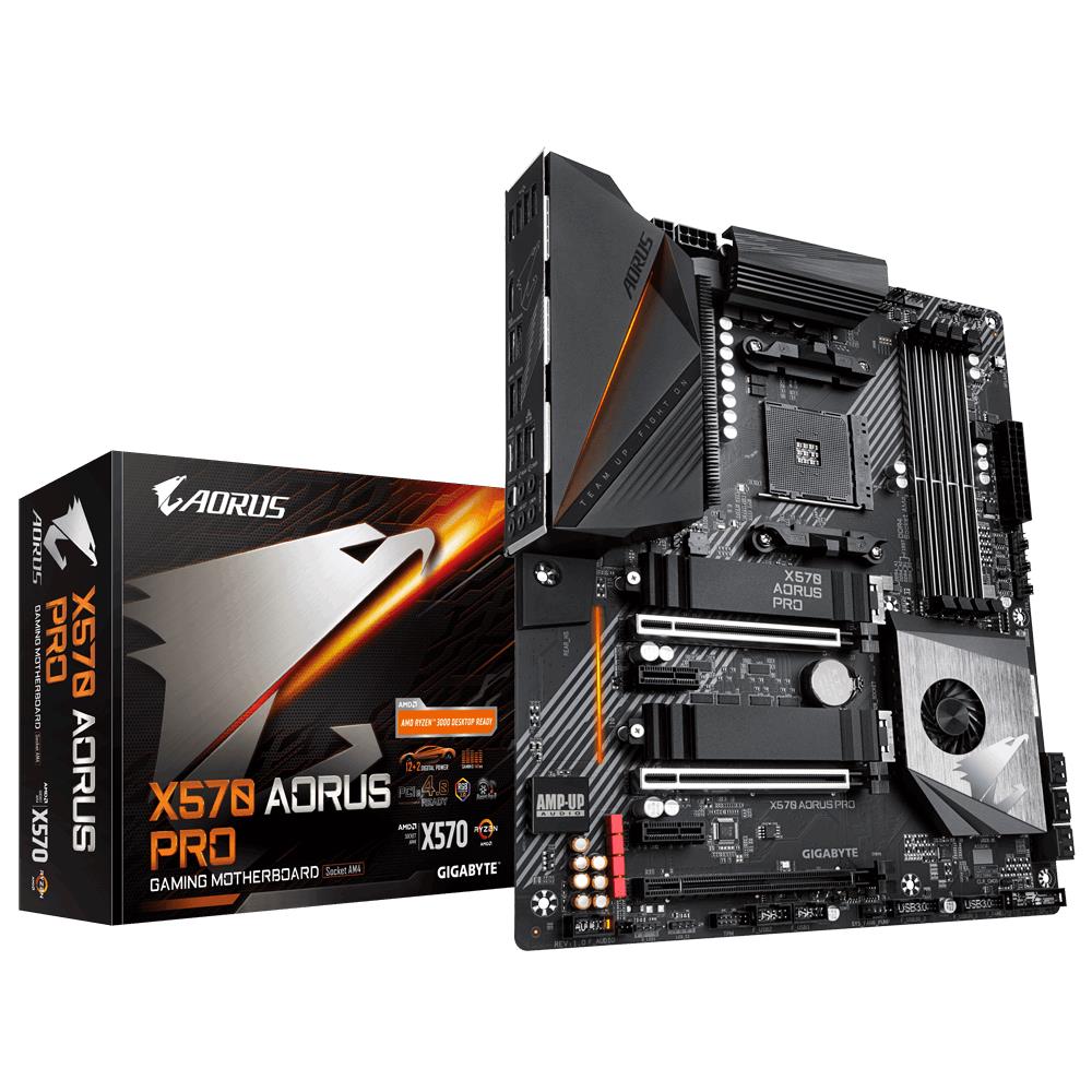 Mainboard|GIGABYTE|AMD X570|SAM4|ATX|2xPCI-Express 16x|2xM.2|Memory DDR4|Memory slots 4|1xHDMI|4xUSB 2.0|1xUSB type C|5xUSB 3.2|1xOptical S/PDIF|1xRJ45|5xAudio port|X570AORUSPRO