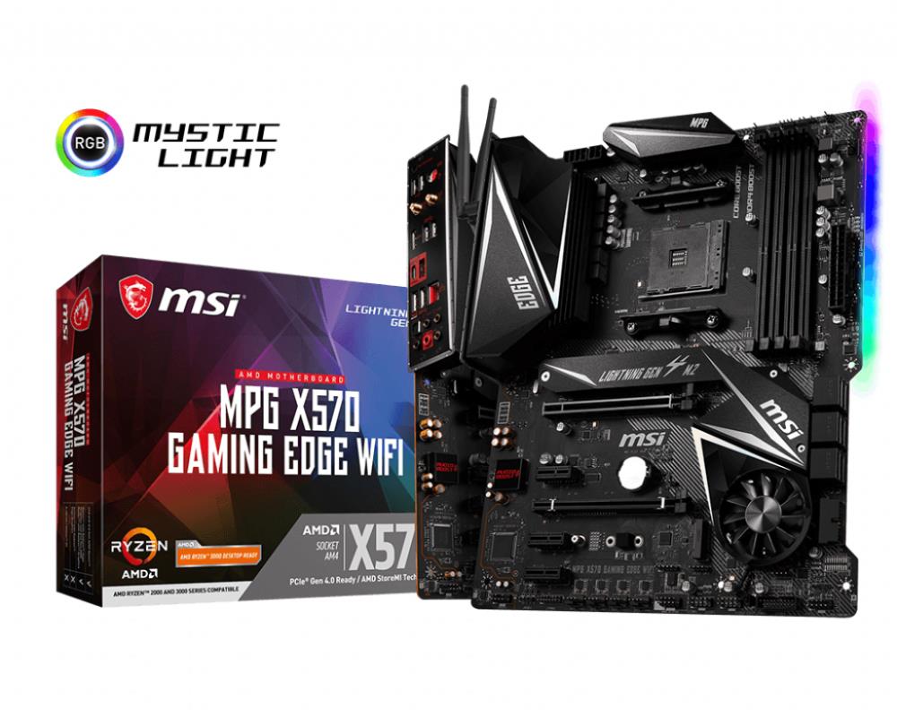 MB AMD X570 SAM4 ATX/MPG X570 GAMING EDGE WIFI MSI