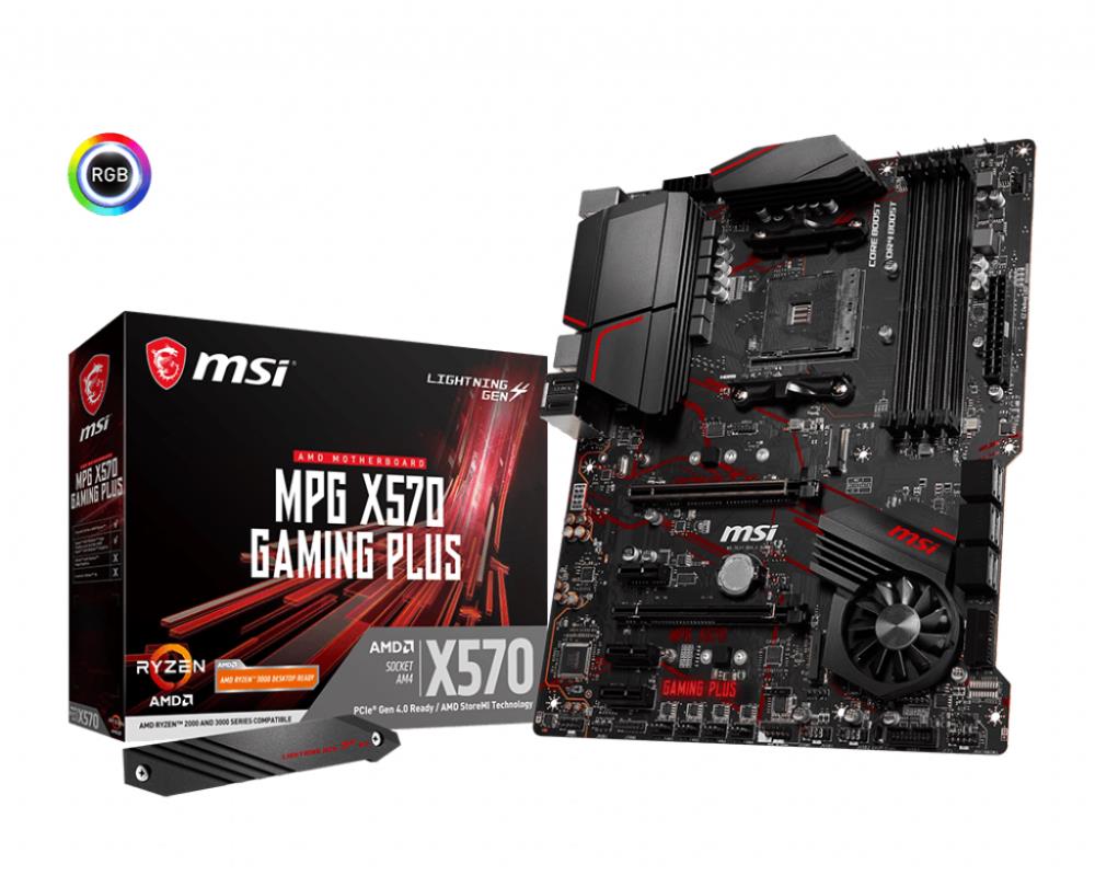 MB AMD X570 SAM4 ATX/MPG X570 GAMING PLUS MSI