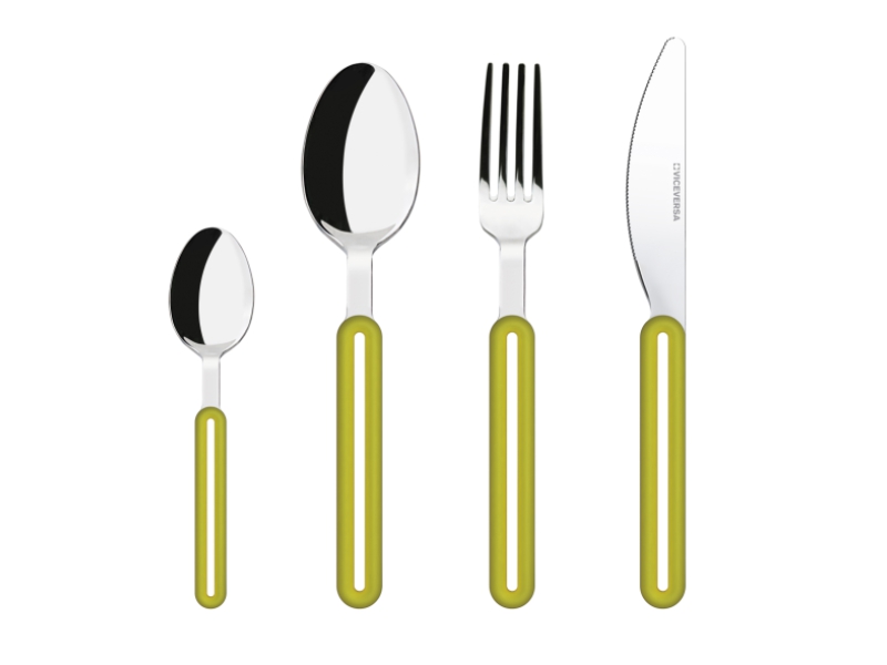 ViceVersa Offset Cutlery Set 24 green 16511