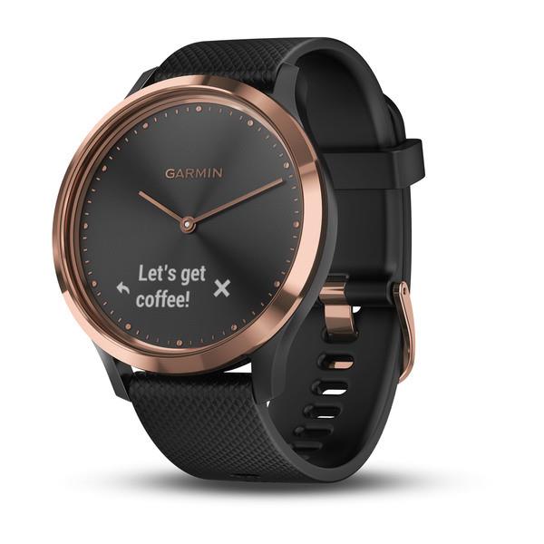 SMARTWATCH VIVOMOVE HR/BLACK/GOLD 010-01850-06 GARMIN