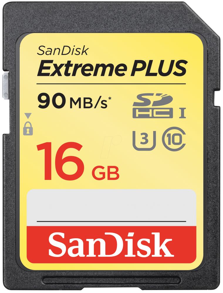 MEMORY SDHC 16GB UHS-3/SDSDXSF-016G-GNCIN SANDISK