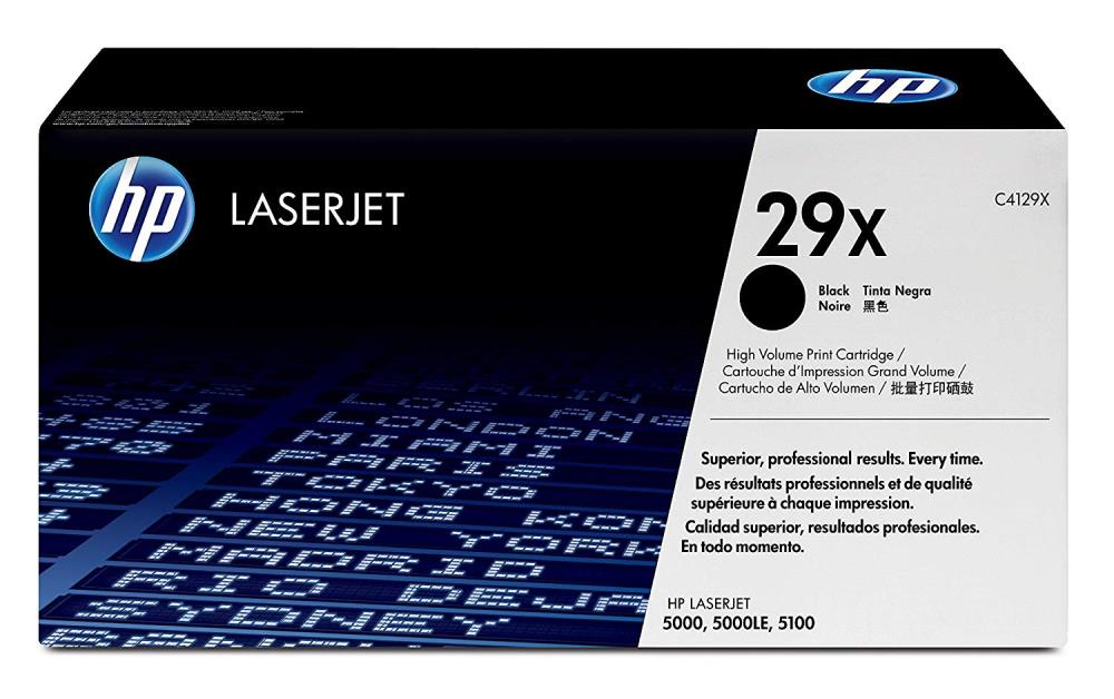 TONER BLACK 29X /LJ5000 10K/C4129X HP