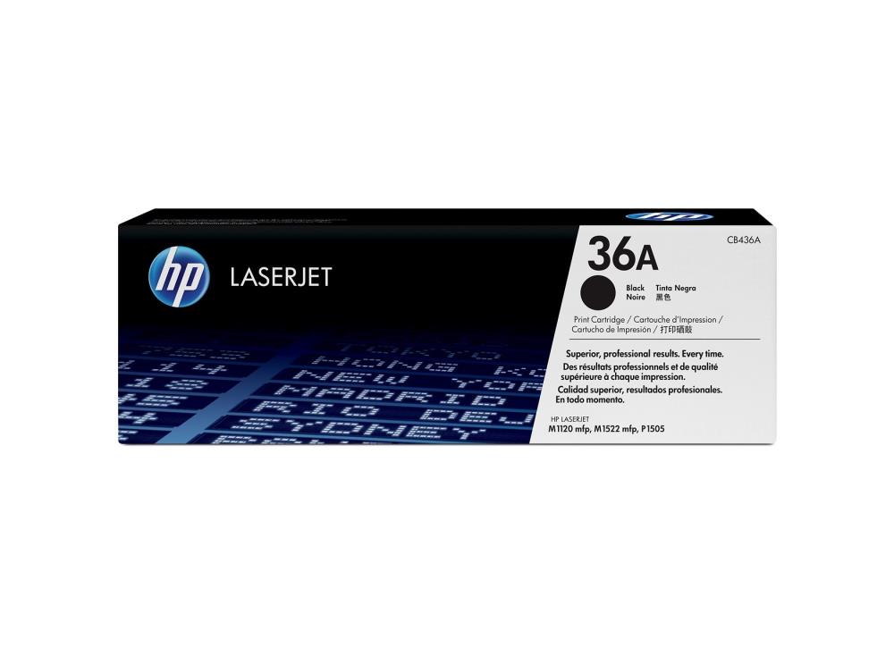 TONER BLACK 36A /P1505/2K CB436A HP