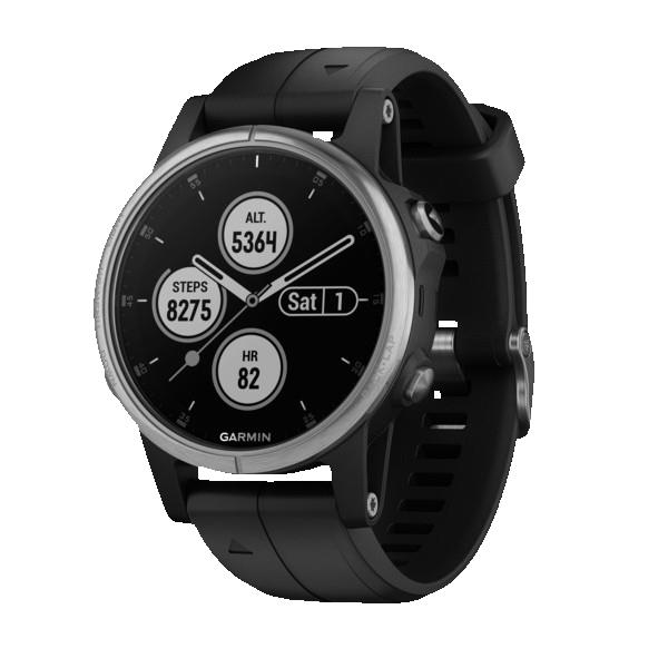 SMARTWATCH FENIX 5X PLUS/SILVER 010-01987-21 GARMIN