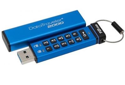 MEMORY DRIVE FLASH USB3 64GB/KEYPAD DT2000/64GB KINGSTON