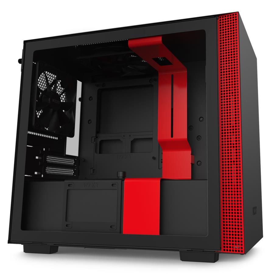 Case|NZXT|H210|MiniTower|Not included|MiniITX|Colour Black / Red|CA-H210B-BR