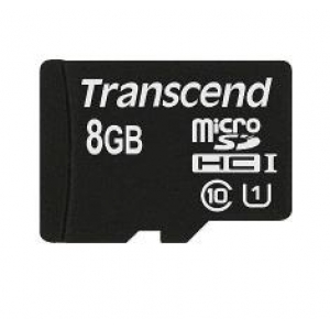 MEMORY MICRO SDHC 8GB/CLASS10 TS8GUSDCU1 TRANSCEND