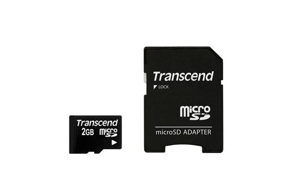 MEMORY DRIVE FLASH USB2 2GB/W/ADAP TS2GUSD TRANSCEND