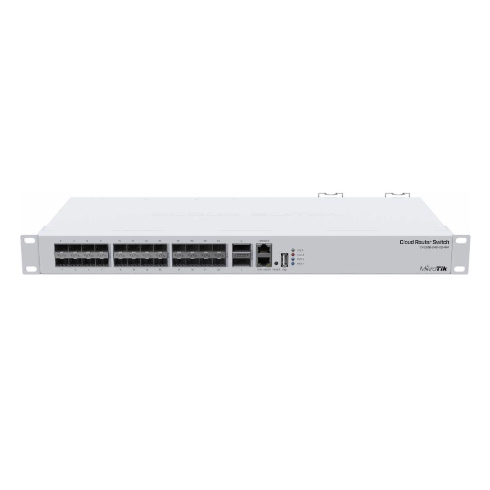 NET ROUTER/SWITCH 24P 2SFP+/CRS326-24S+2Q+RM MIKROTIK