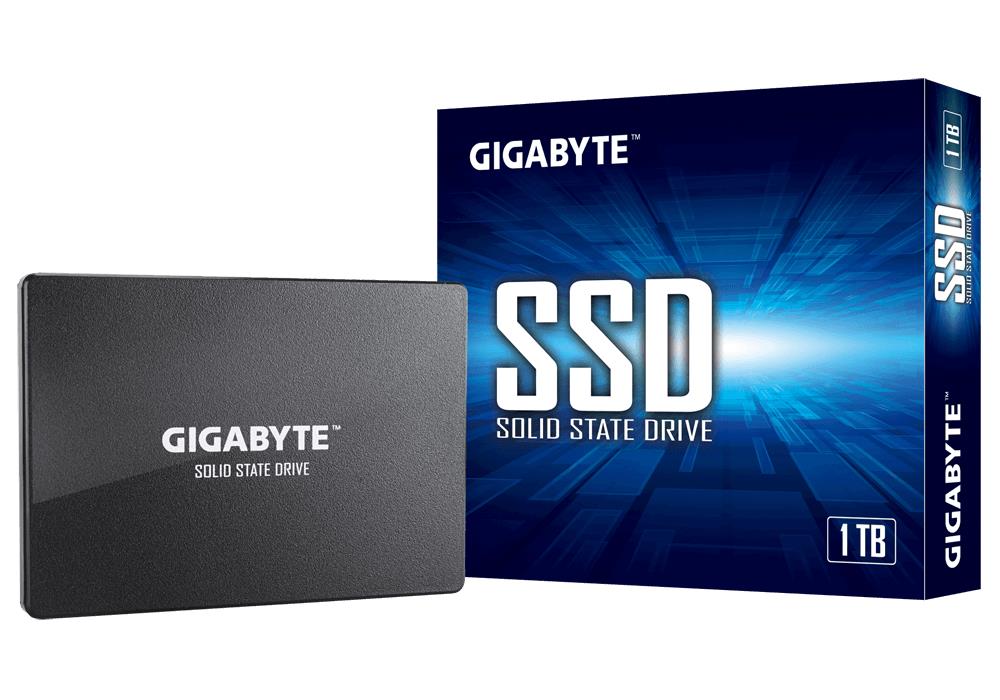 SSD|GIGABYTE|1TB|SATA 3.0|Write speed 500 MBytes/sec|Read speed 550 MBytes/sec|2,5"|MTBF 2000000 hours|GP-GSTFS31100TNTD